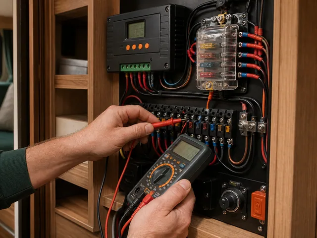 Testing an RV electrical and solar system
